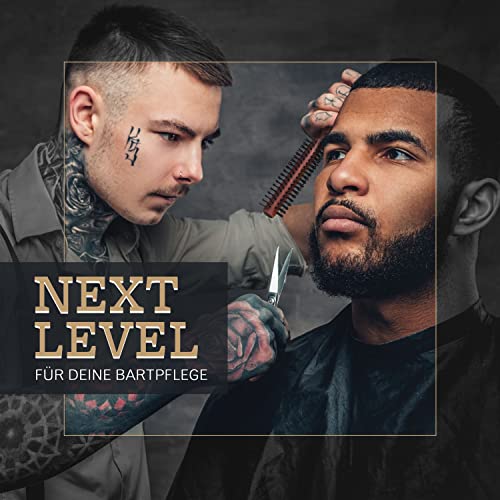 lampox Men's Beard Round Brush, Beard Styling, Beard Brush, Hair Dryer Brush, Round Brush, Hair Dryer Brush, Beard Care, Hair Comb, Wooden Handle and Sturdy Nubs, Hair Brush for Short and Medium|B09RJ4HT79